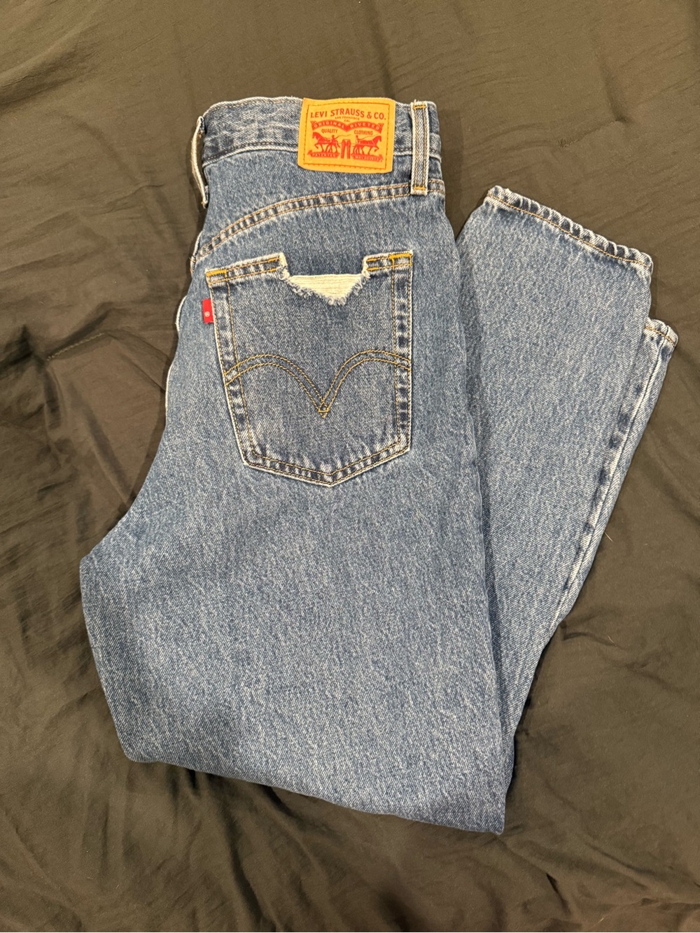 Levi's High Waisted Mom Jean